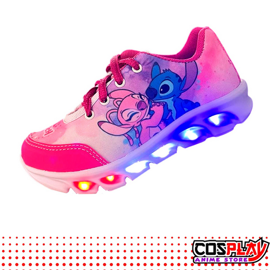Champión Infantil Con Luz Led Stitch