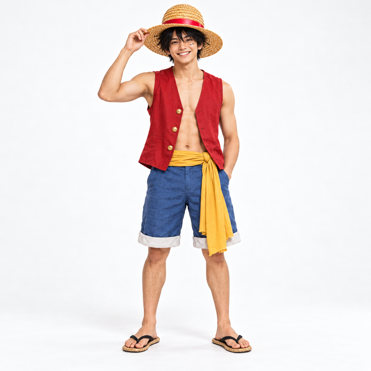 Gorro Luffy One Piece, Adultos