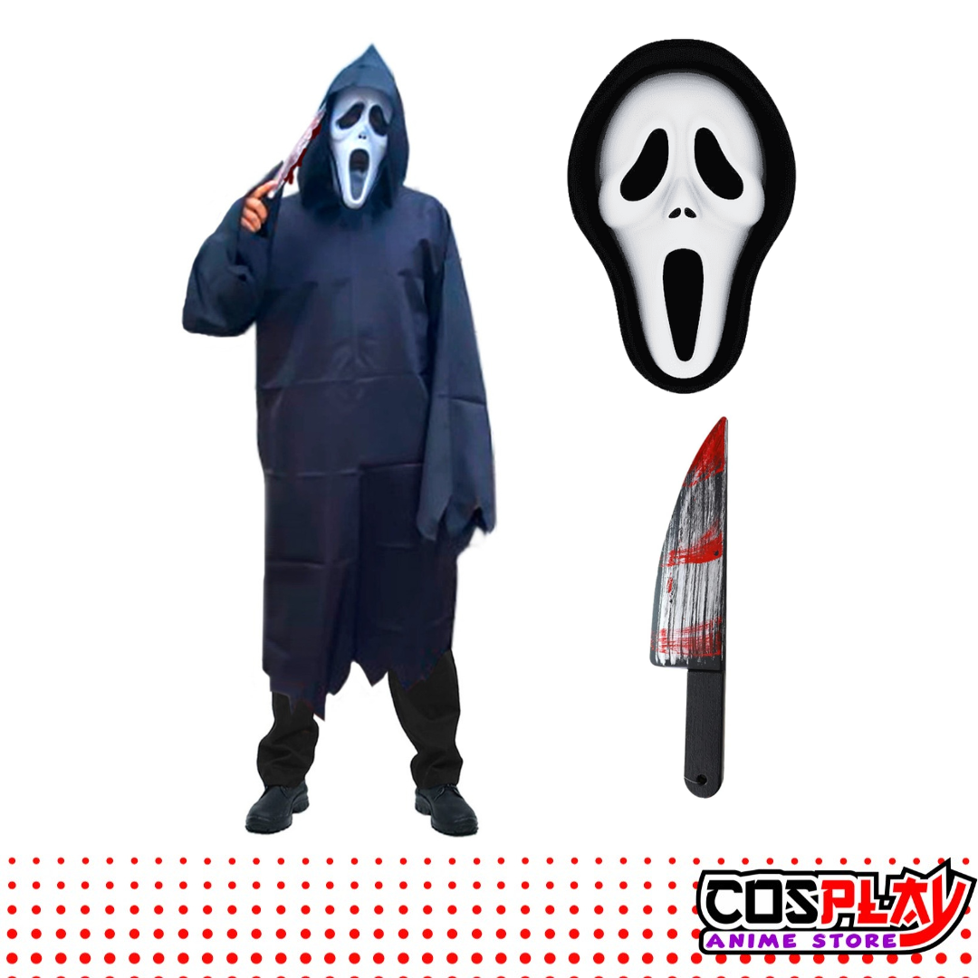 Disfraz Scream con accesosrios 