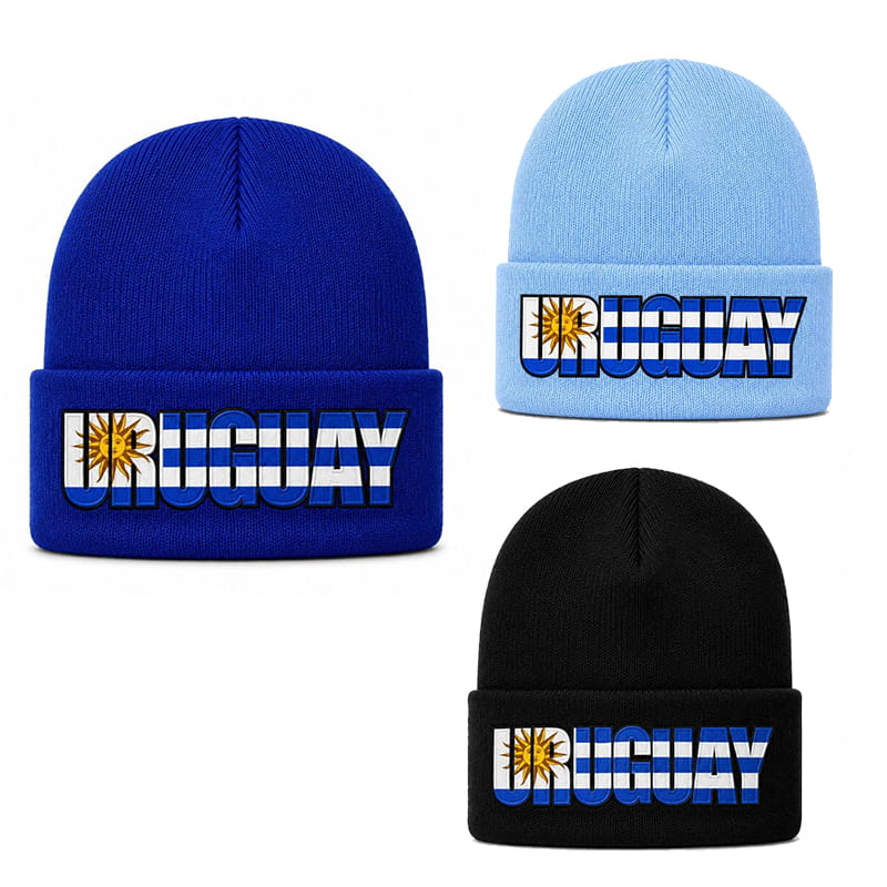 Gorro abrigo Uruguay motivo bandera El Regalo Perfecto_1