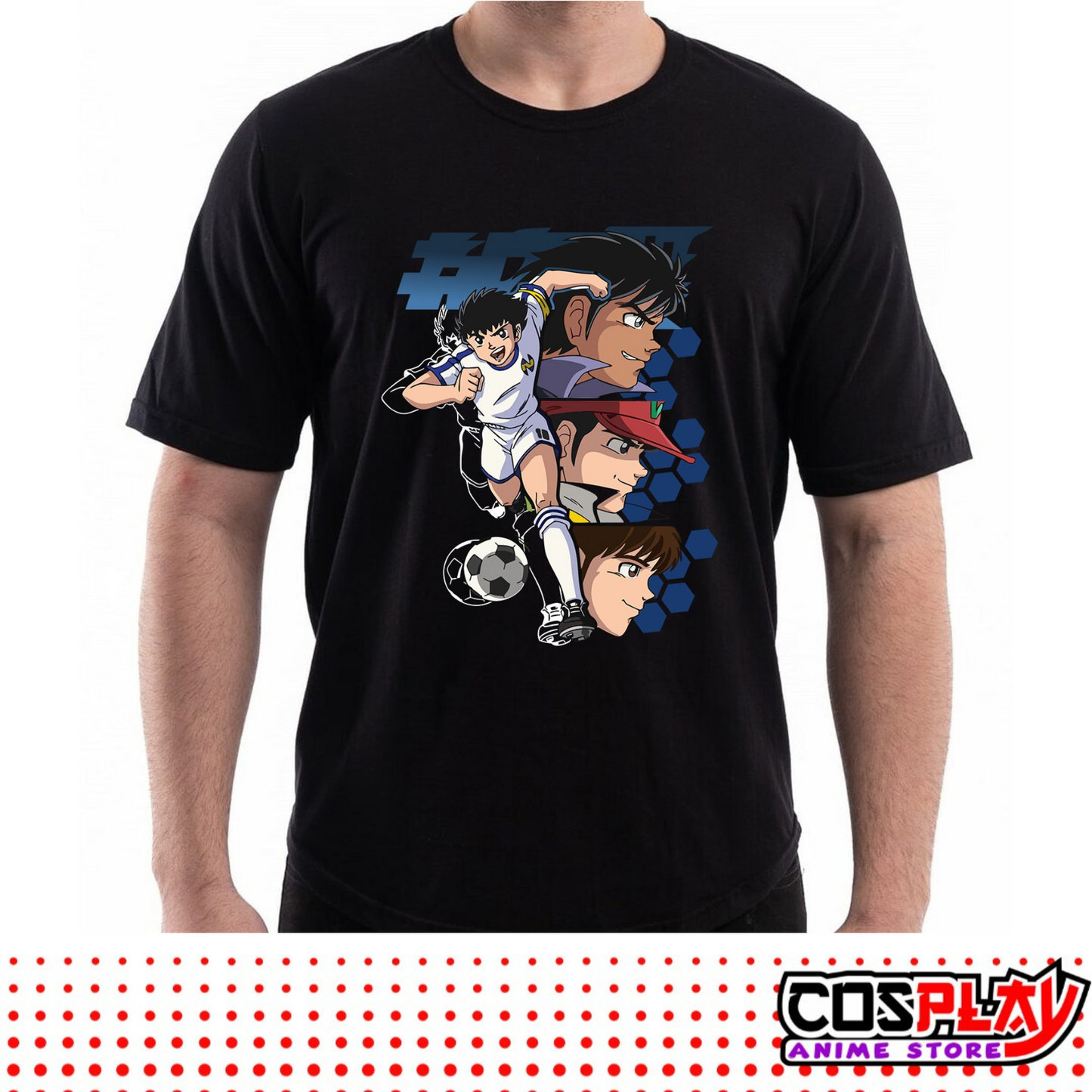 Remera Unisex 100% Algodón Super Campeones - Captain Tsubas