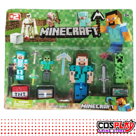 Minecraft Kit 12 Piezas Steve