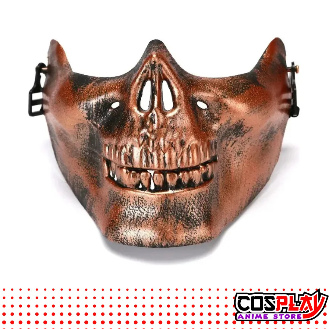 Máscara Calavera -  Plateada, Dorado, Bronce