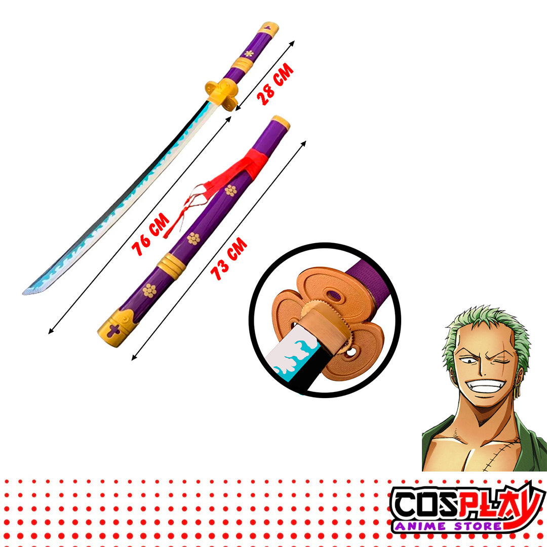Katana espada replica en acero inoxidable Emna Zoro OnePiece
