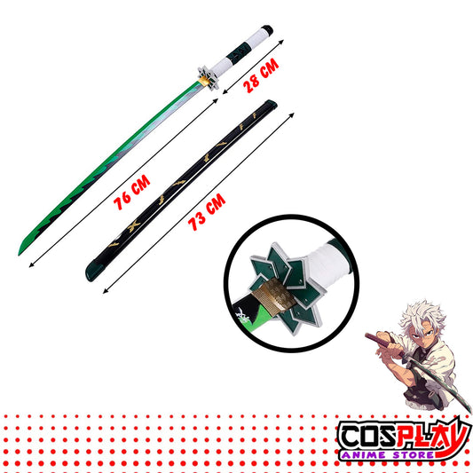 Katana Sanemi Kimetsu no Yaiba_ Replica en Acero Inoxidable