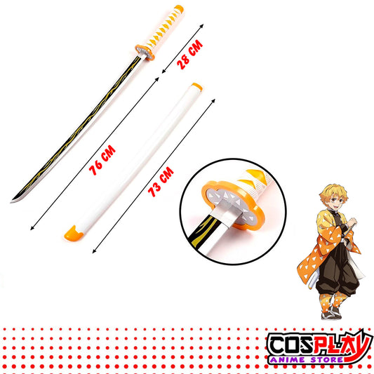 Katana Zenitsu Kimetsu no Yaiba – Réplica en Acero