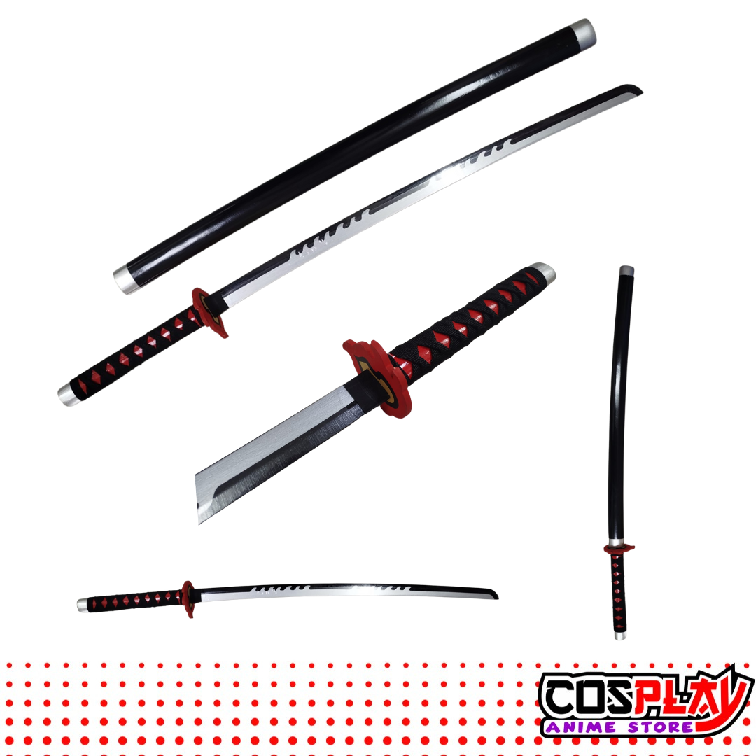 Katana Demon Slayer - Kimetsu No Yaiba Tanjiro 100cm Bambú.