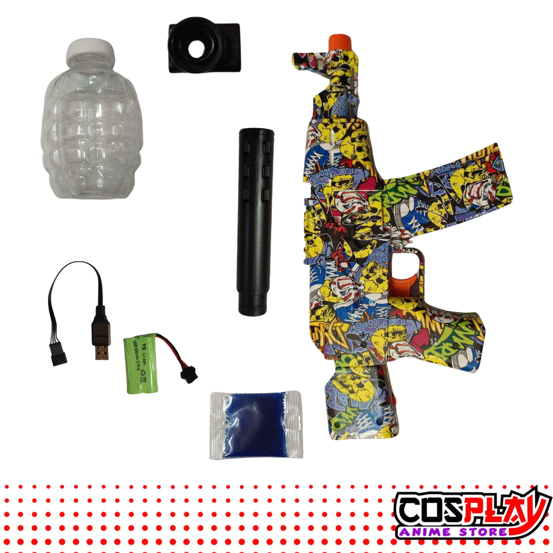 Metralleta AK 47 Lanza Orbis De Hidrogel CosplayUy