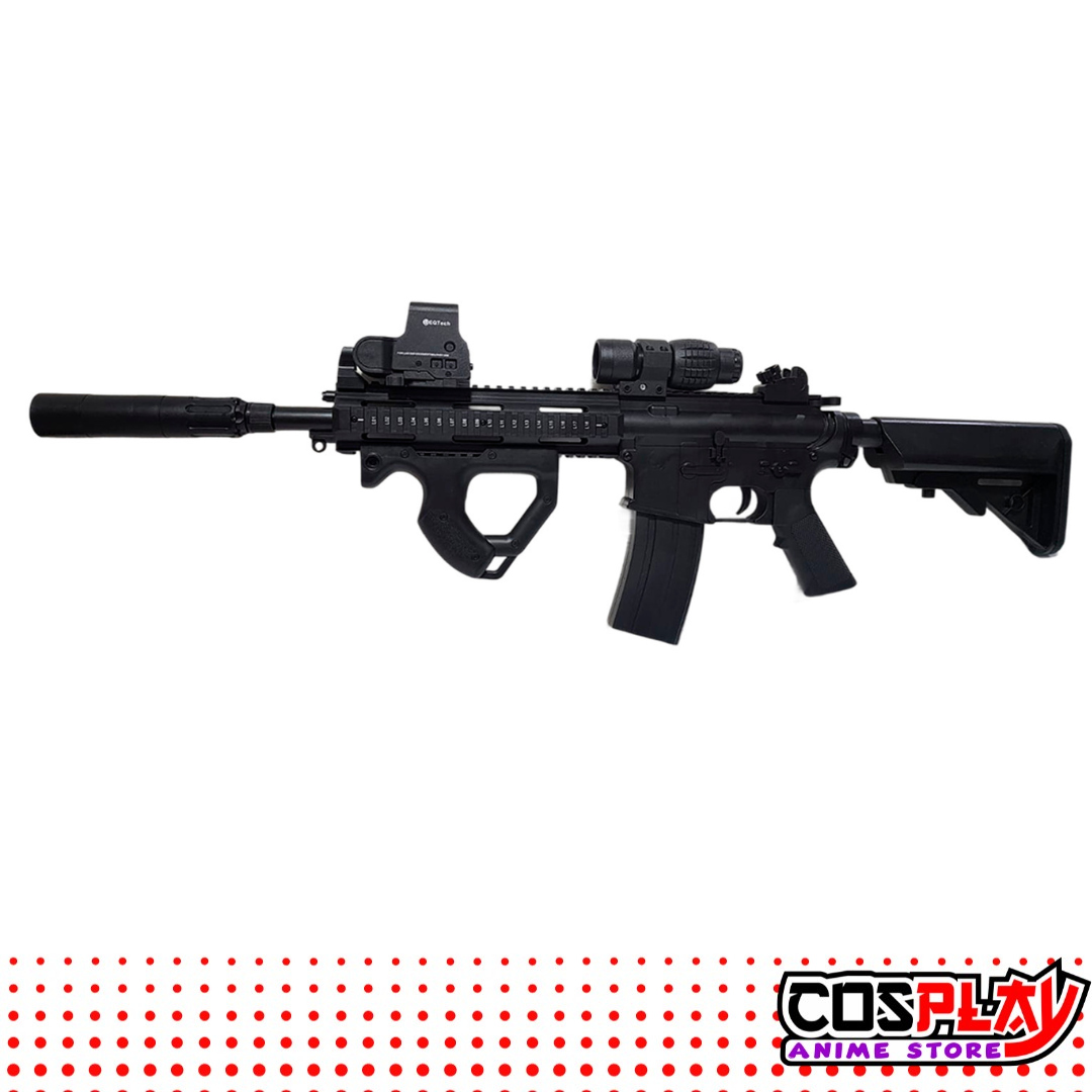 Metralleta Hidrogel Realista M4a1 Miras Y Accesorios Premium CosplayUy