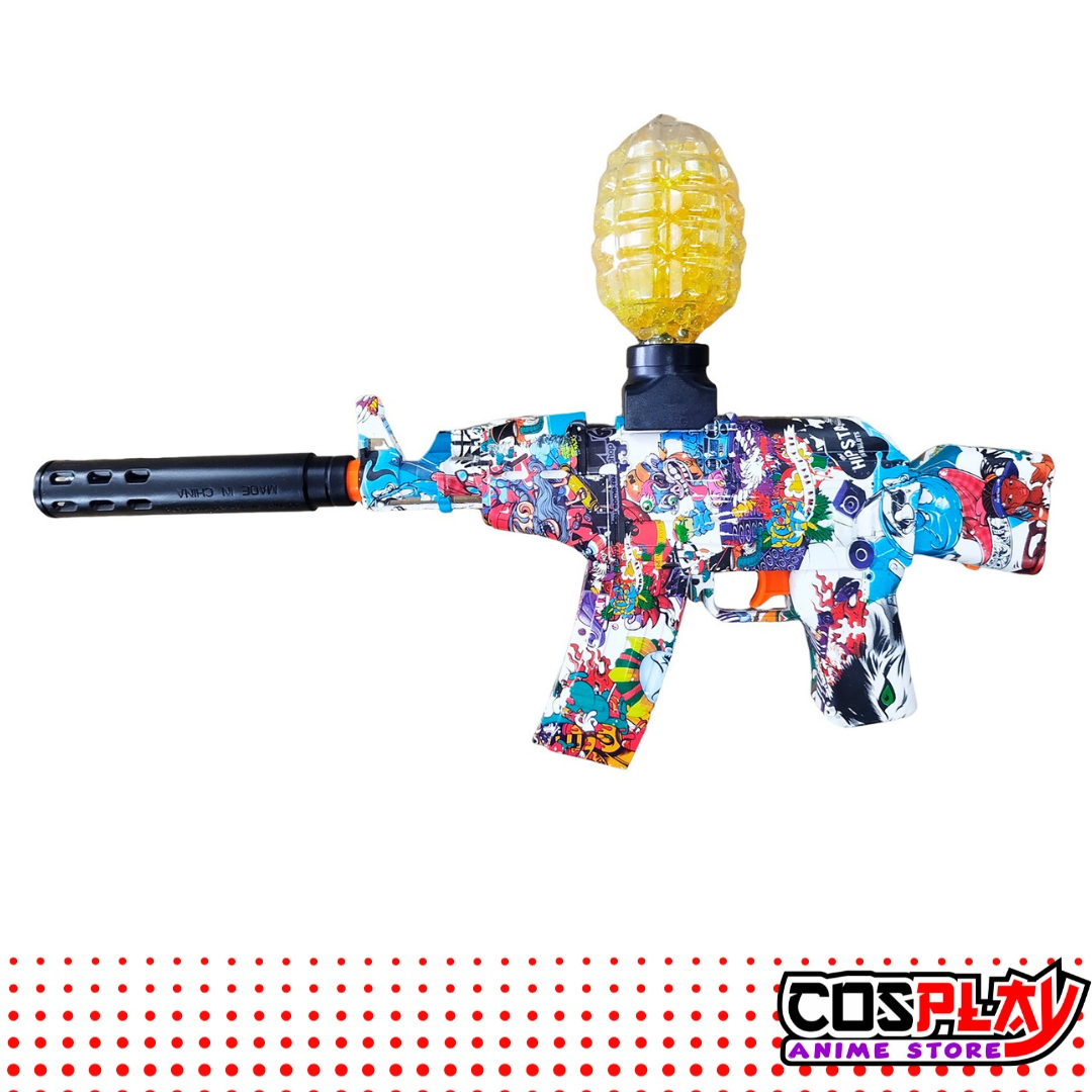 Metralleta Muy Potente Ak 47 Lanza Orbits De Hidrogel CosplayUY