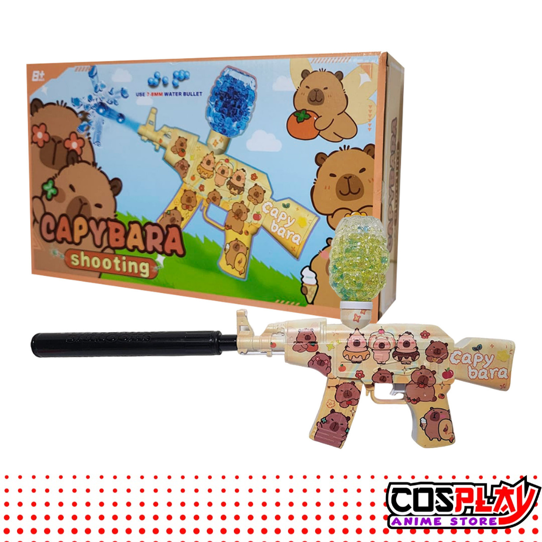 Metralleta Pistola Hidrogel Capybara Con Silenciador