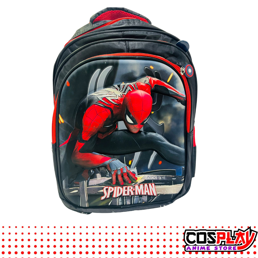 Mochila Escolar Spiderman 3d