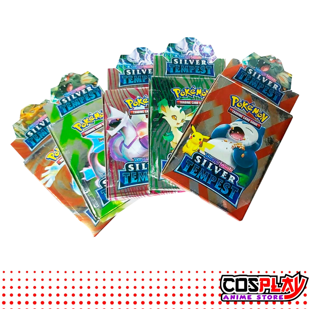 Pack 5 Mazos De Cartas Coleccionables Pokemon