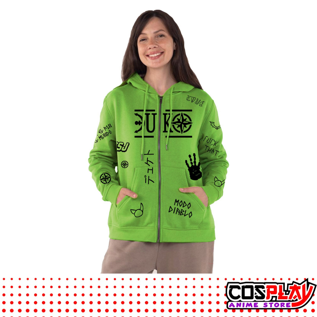 Campera Duki de Felpa p/ Dama Varios Colores