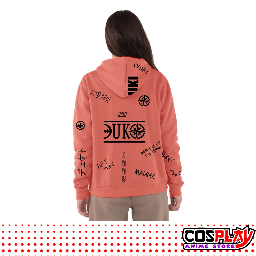Campera Duki de Felpa p/ Dama Varios Colores
