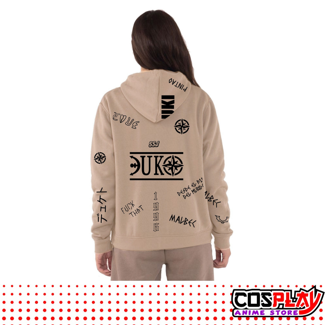 Campera Duki de Felpa p/ Dama Varios Colores