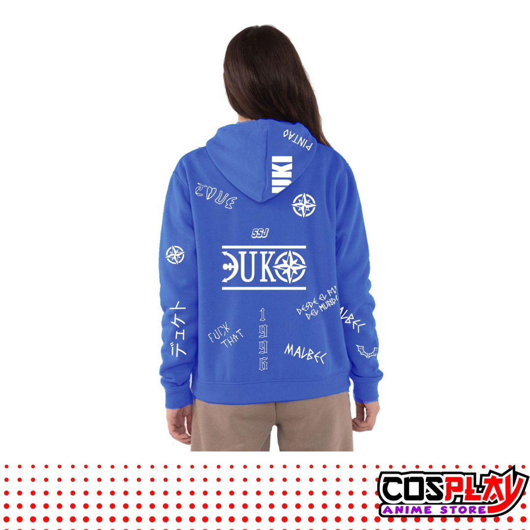 Campera Duki de Felpa p/ Dama Varios Colores