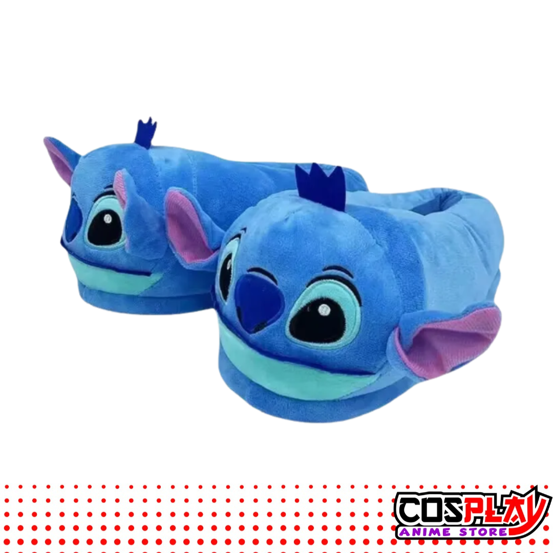 Pantufla Stitch Cerradas Ajustables Adultos