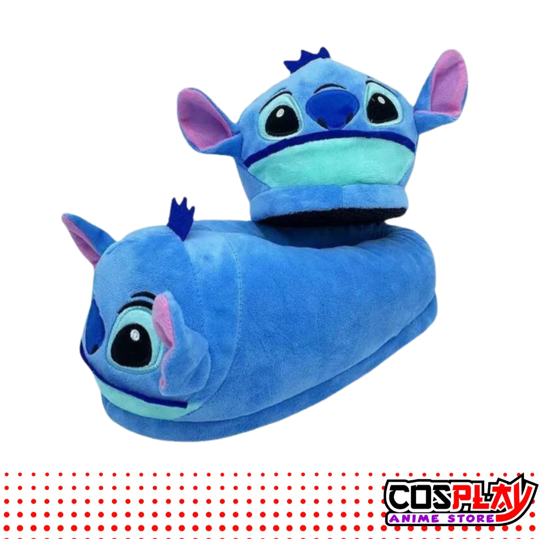 Pantufla Stitch Cerradas Ajustables Adultos