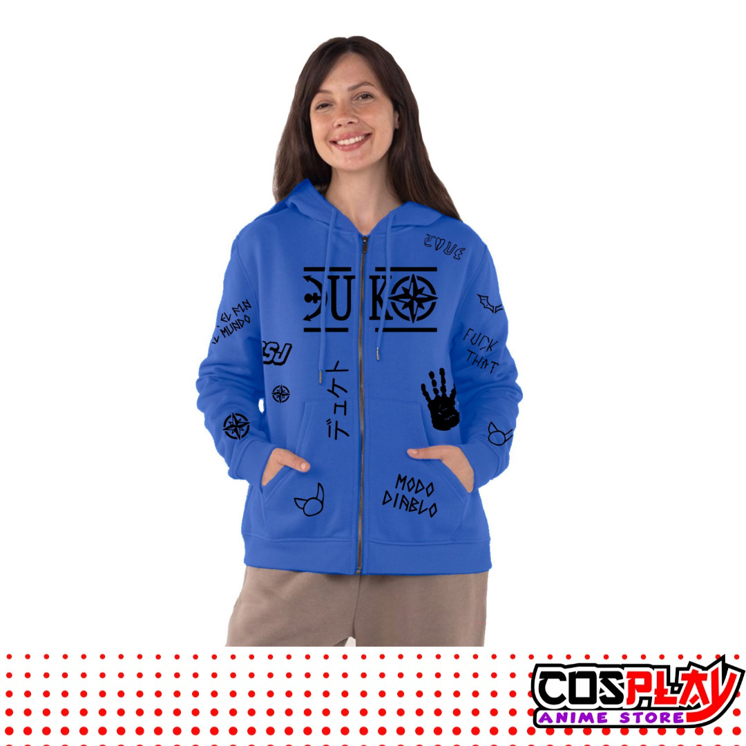 Campera Duki de Felpa p/ Dama Varios Colores