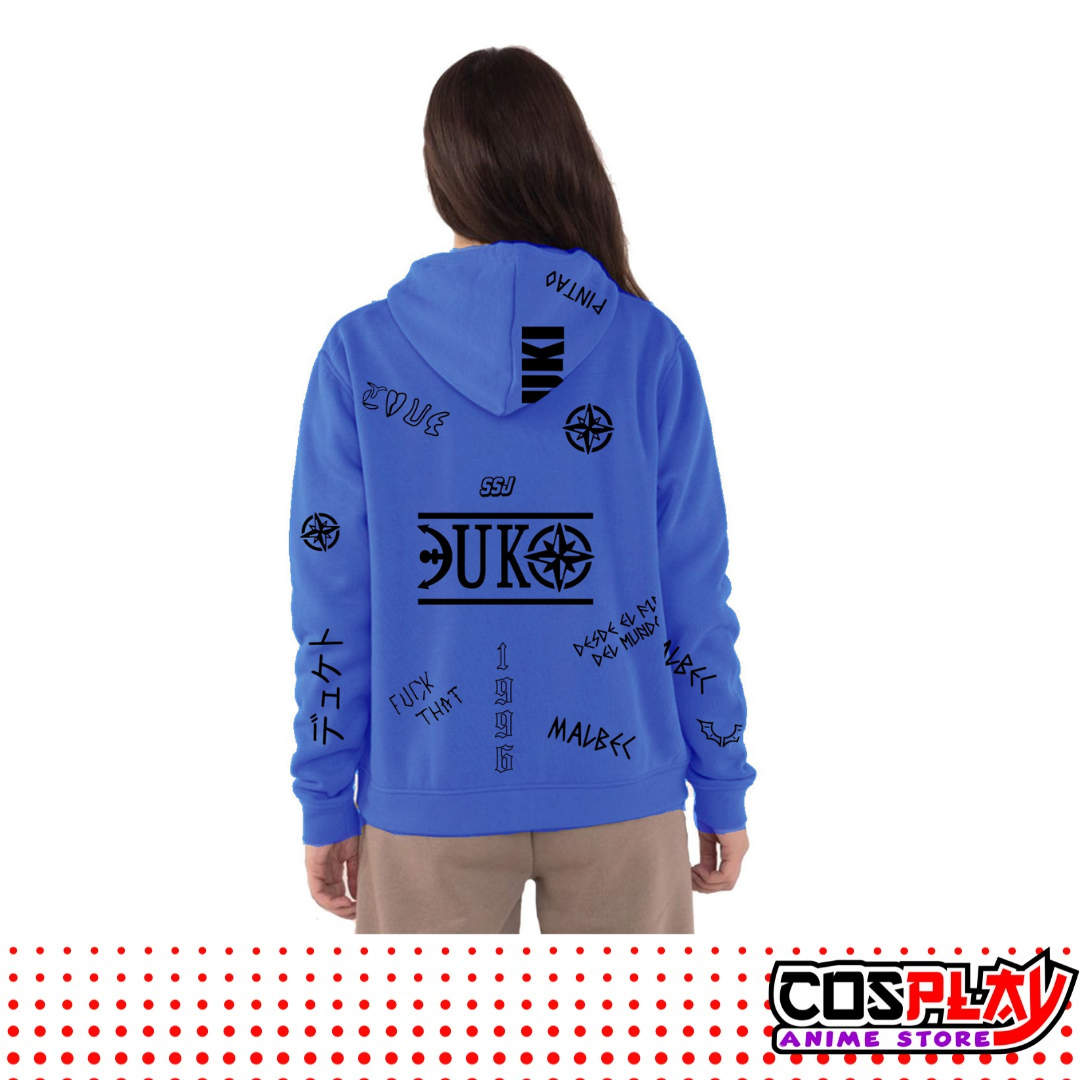 Campera Duki de Felpa p/ Dama Varios Colores