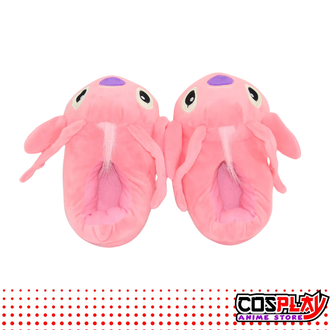 Pantufla Angel Stitch Cerradas Ajustables Niños