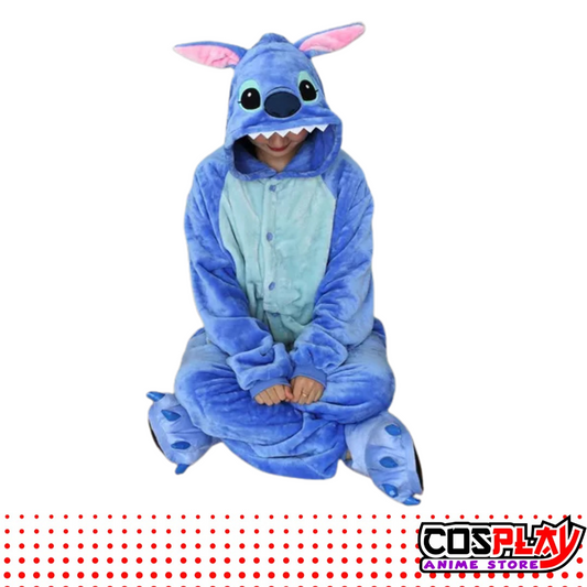 Pijama Entero Kigurumi Polar De Stitch Adultos