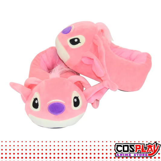 Pantufla Angel Stitch Cerradas Ajustables Niños