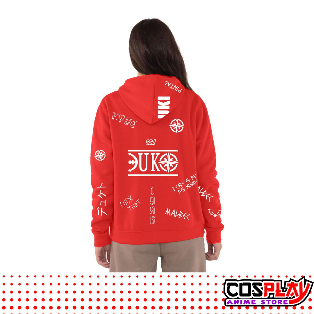 Campera Duki de Felpa p/ Dama Varios Colores