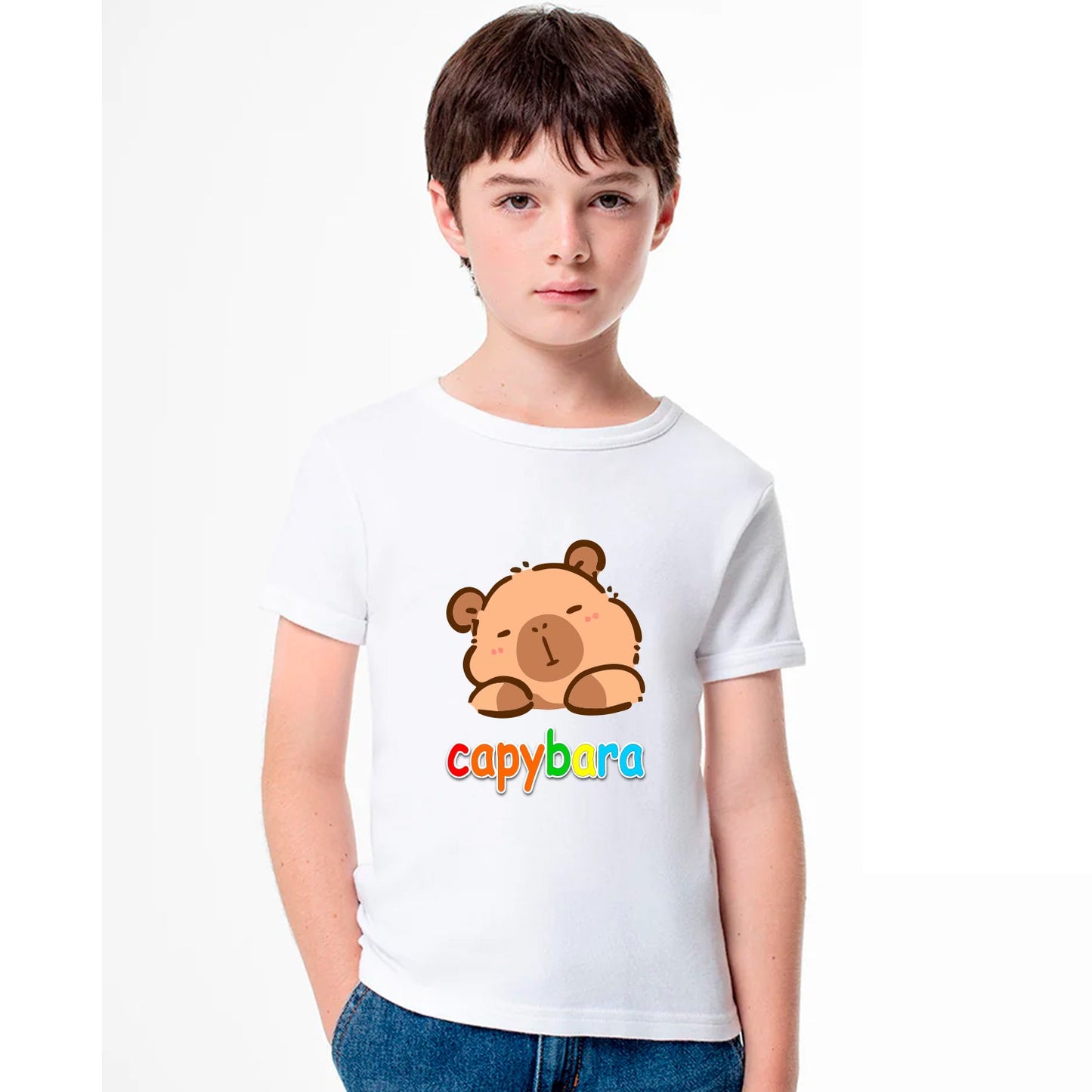 Remera De Capibara Carpincho Unisex Para Niños