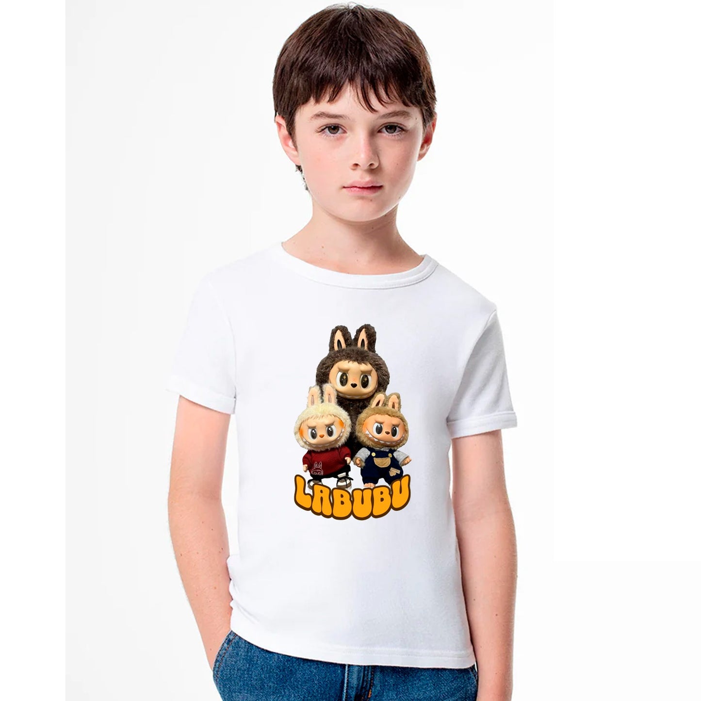 Remera De Labubu Unisex Para Niños