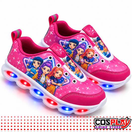 Championes Guerreras K-pop con luces