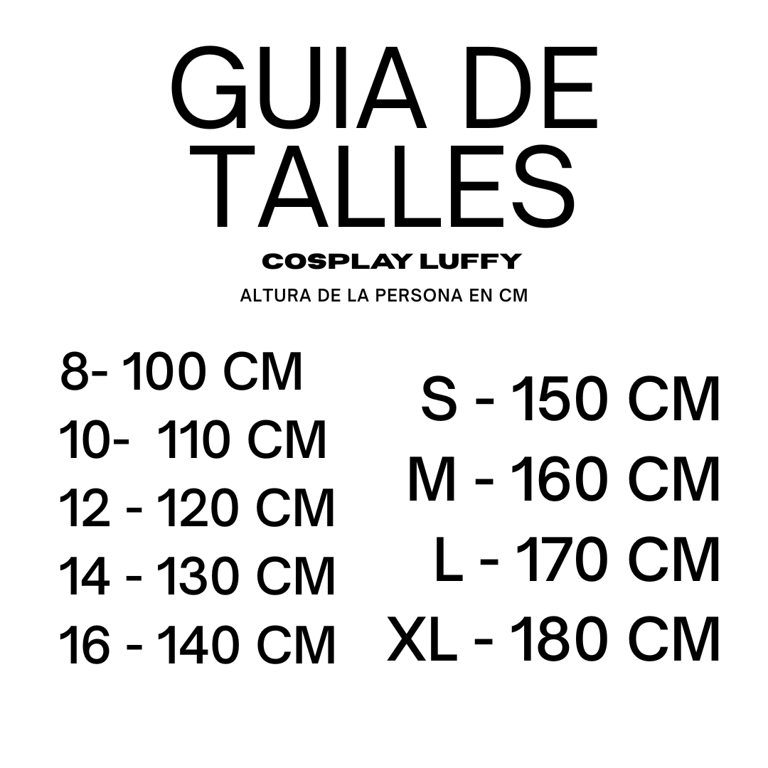 Disfraz Completo Luffy - One Piece