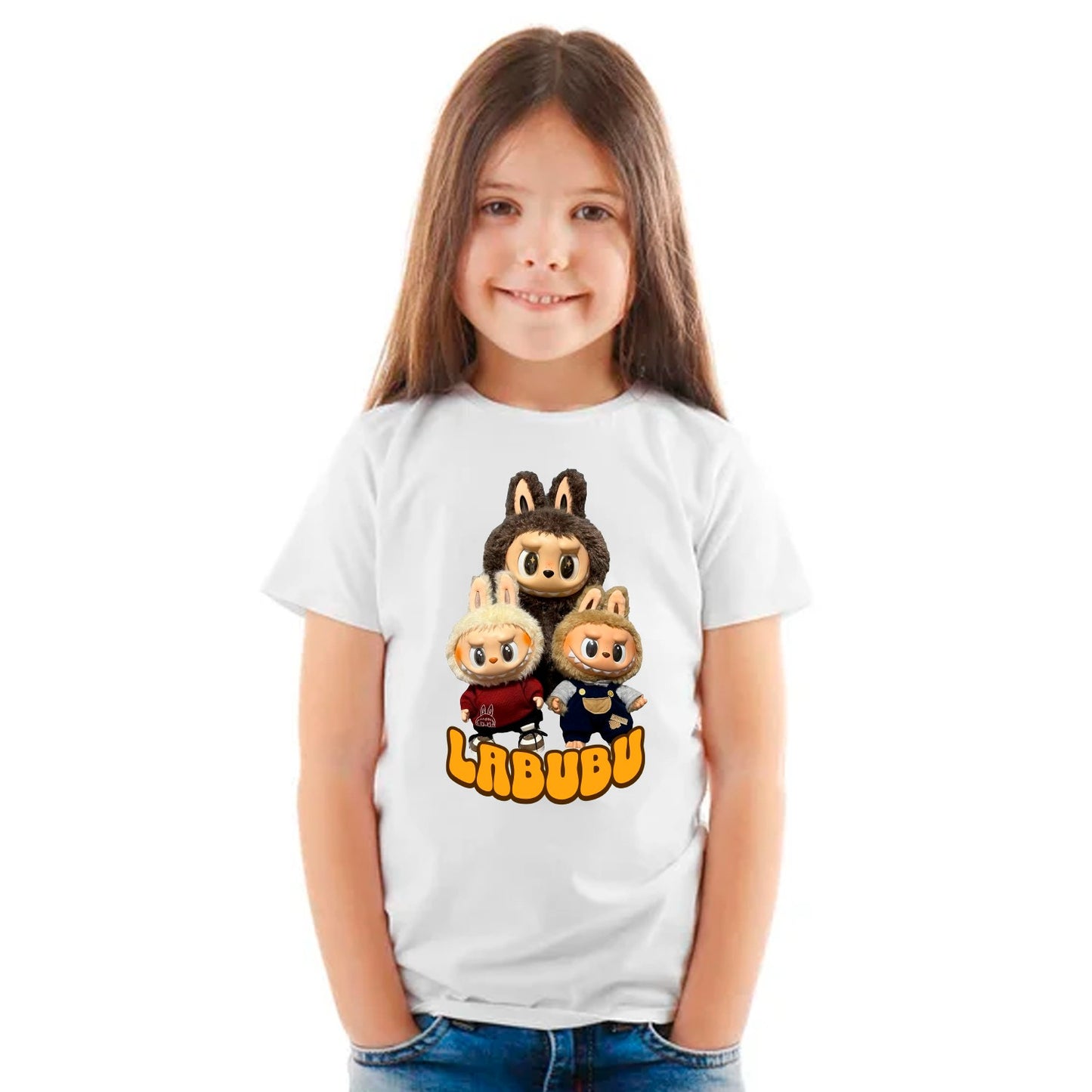 Remera De Labubu Unisex Para Niños