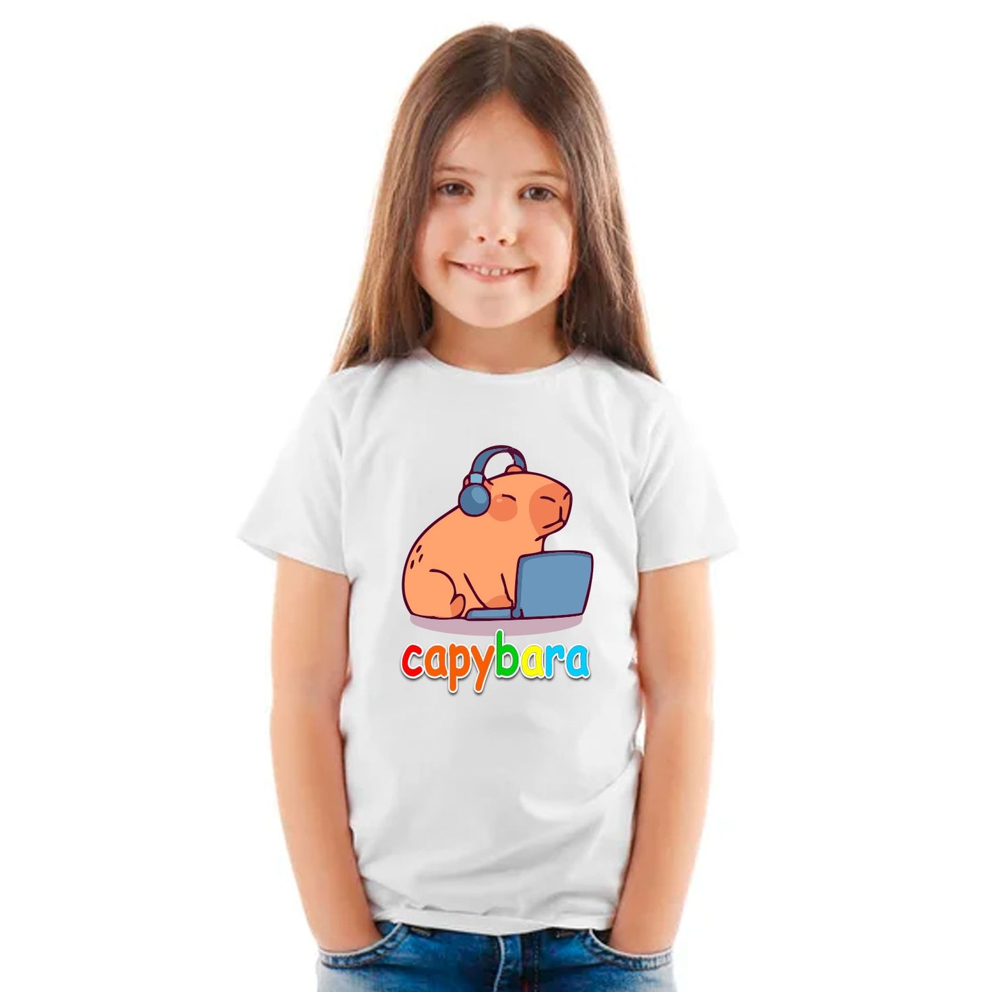 Remera De Capibara Carpincho Unisex Para Niños
