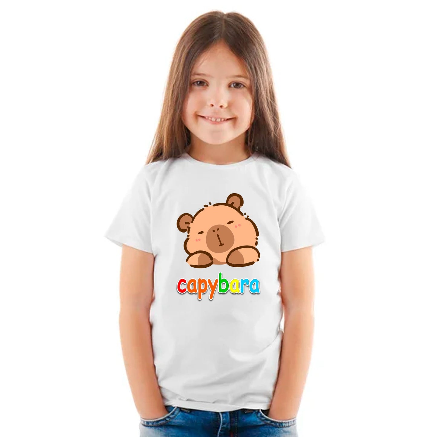Remera De Capibara Carpincho Unisex Para Niños