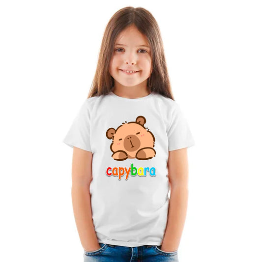 Remera De Capibara Carpincho Unisex Para Niños