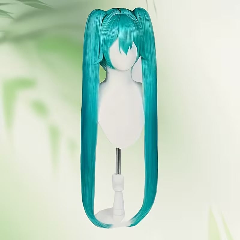 Peluca Hatsune Miku 90cm Turquesa - Cosplay Vocaloid