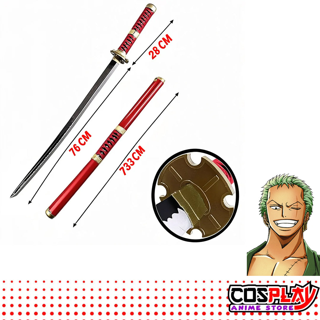 katana espada zoro sandai kitetsu  acero