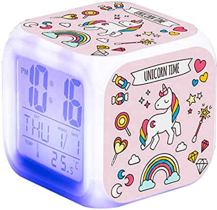 Reloj Despertador Cubo Personalizable