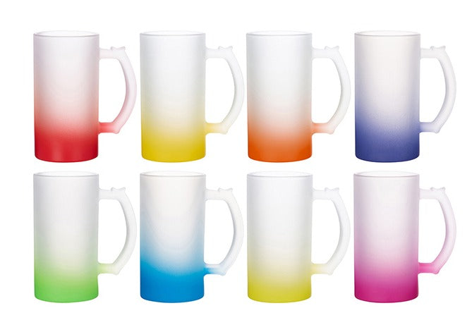 Jarra cervecera de vidrio personalizada