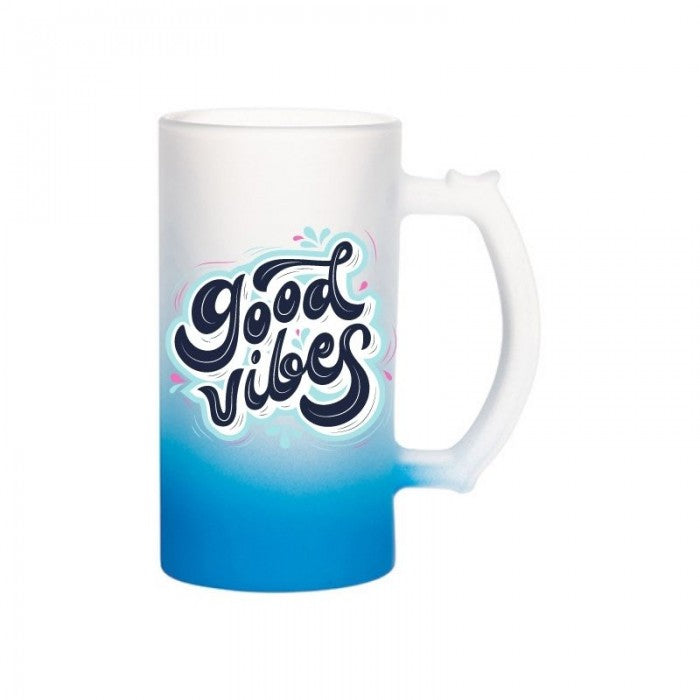 Jarra cervecera de vidrio personalizada